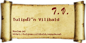 Tulipán Vilibald névjegykártya